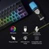 SF666R Microfon USB Microfon RGB Condensator Fir Microfon pentru jocuri pentru Podcast Studio de înregistrare Streaming Laptop P