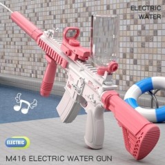 2024 New Summer M416 Pistol cu apă Pistol electric Glock Jucărie de împușcare Jucărie de plajă de vară complet automată Cadou pe