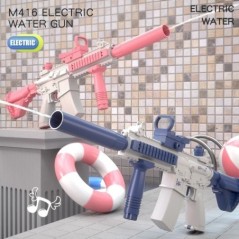 2024 New Summer M416 Pistol cu apă Pistol electric Glock Jucărie de împușcare Jucărie de plajă de vară complet automată Cadou pe