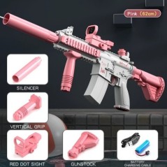 2024 New Summer M416 Pistol cu apă Pistol electric Glock Jucărie de împușcare Jucărie de plajă de vară complet automată Cadou pe