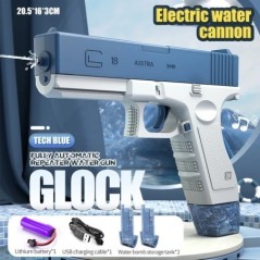 2024 New Summer M416 Pistol cu apă Pistol electric Glock Jucărie de împușcare Jucărie de plajă de vară complet automată Cadou pe