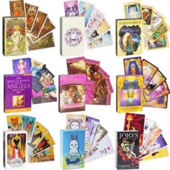 Noi cărți de Tarot Oracole Jocuri de petrecere Divinație misterioasă Jocuri de societate pentru femei Fete Joc de cărți Joc de m