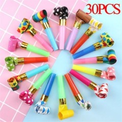 30 de bucăți fluiere colorate jucărie jucărie amuzantă pentru copii care sufla dragon fluier suflat jucării rulouri Jocuri de pe