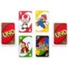 Mattel UNO Super Mario Jocuri de cărți Familie Divertisment amuzant Joc de masă Poker Copii Jucării Cărți de joc