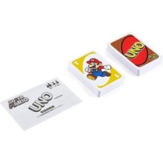 Mattel UNO Super Mario Jocuri de cărți Familie Divertisment amuzant Joc de masă Poker Copii Jucării Cărți de joc