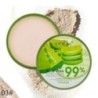 99% Aloe Vera Cremă hidratantă Pudră de față Fond de ten neted Pudră presată Machiaj Corrector Pori Acoperă Albire Luminează Cos