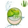 99% Aloe Vera Cremă hidratantă Pudră de față Fond de ten neted Pudră presată Machiaj Corrector Pori Acoperă Albire Luminează Cos