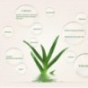 99% Aloe Vera Cremă hidratantă Pudră de față Fond de ten neted Pudră presată Machiaj Corrector Pori Acoperă Albire Luminează Cos