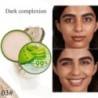 99% Aloe Vera Cremă hidratantă Pudră de față Fond de ten neted Pudră presată Machiaj Corrector Pori Acoperă Albire Luminează Cos