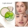 99% Aloe Vera Cremă hidratantă Pudră de față Fond de ten neted Pudră presată Machiaj Corrector Pori Acoperă Albire Luminează Cos