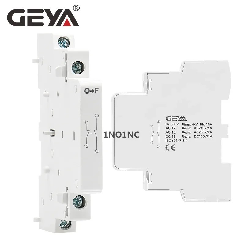 Contactor AC modular de uz casnic montat pe șină Din GEYA pentru casă inteligentă, casă, hotel, AC220V 2P 16A 20A 25A 2NC 2NO 1N