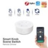 Tuya ZigBee Buton inteligent comutator Dimmer demontabil Legătura scenă fără fir Buton de apăsare Scenariul de automatizare a lu