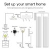 Tuya ZigBee Buton inteligent comutator Dimmer demontabil Legătura scenă fără fir Buton de apăsare Scenariul de automatizare a lu