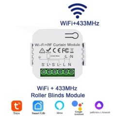 Tuya WiFi Smart Controler pentru comutator perdele rulouri Motor obloane Smart Life APP Telecomandă Alexa Google Home Voice Con