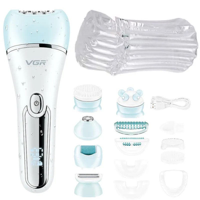 Epilator electric pentru femei VGR Aparat de bărbierit pentru femeie Picior de îndepărtare a părului de pe corp Epilator pentru 
