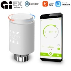 Actuator termostatic inteligent pentru supapă de radiator Bluetooth TRV Controler de temperatură programabil Alexa Tuya Asistent