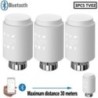 Actuator termostatic inteligent pentru supapă de radiator Bluetooth TRV Controler de temperatură programabil Alexa Tuya Asistent