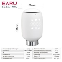 Tuya Smart ZigBee Dispozitiv de acționare pentru radiator TRV Valve termostatice programabile pentru radiator App Controler de t