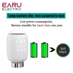 Tuya Smart ZigBee Dispozitiv de acționare pentru radiator TRV Valve termostatice programabile pentru radiator App Controler de t