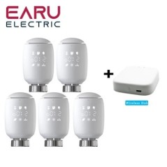 Tuya Smart ZigBee Dispozitiv de acționare pentru radiator TRV Valve termostatice programabile pentru radiator App Controler de t