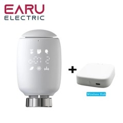 Tuya Smart ZigBee Dispozitiv de acționare pentru radiator TRV Valve termostatice programabile pentru radiator App Controler de t