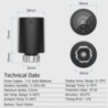 ONENUO Tuya Zigbee Dispozitiv de acționare inteligent pentru radiator Control prin aplicație Controler de temperatură pentru sup
