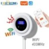 EARYKONG Wifi Senzor de gaz natural Combustibil de uz casnic Detector de alarmă de gaz GPL inteligent Senzor de scurgeri Detecto