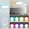 TUYA Lampă de tavan Decor pentru cameră Lumină LED RGB APP Control vocal Alexa Google Lampă inteligentă pentru casă