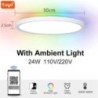 TUYA Lampă de tavan Decor pentru cameră Lumină LED RGB APP Control vocal Alexa Google Lampă inteligentă pentru casă