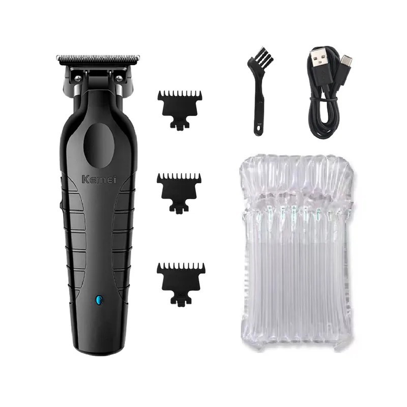 Mașină de tuns fără fir Kemei 2299 Barber 0mm Mașină electrică profesională de tuns pentru sculptură de 0 mm
