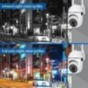 Cameră de supraveghere în aer liber 5MP CCTV IP Wifi Cameră impermeabilă Protecție externă de securitate Monitor de acasă fără f