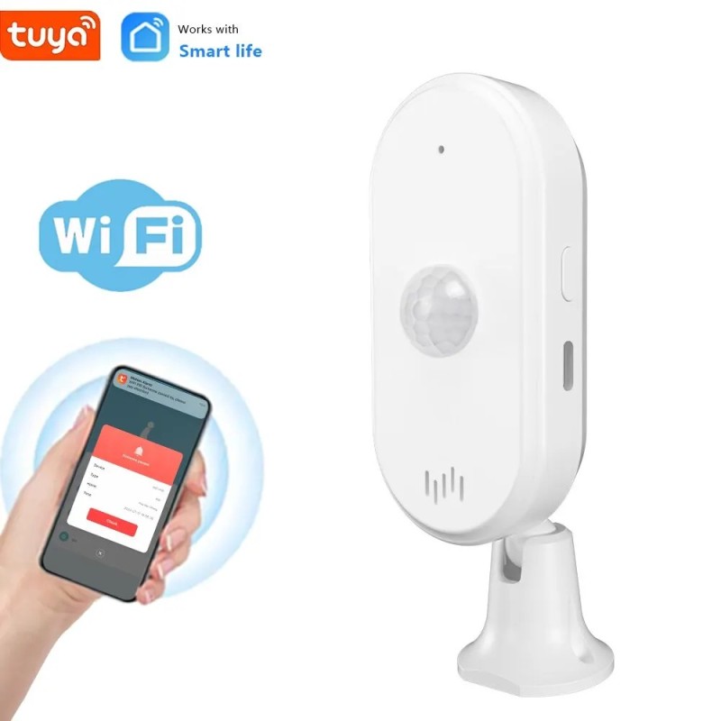 ONENUO Tuya WiFi Securitate Alarma antiefracție Mișcare în infraroșu Senzori de mișcare PIR uman Detector Smart Life PIR Securit ONENUO Tuya WiFi Securitate Alarma antiefracție Mișcare în infraroșu Senzori de mișcare PIR uman Detector Smart Life PIR Securit