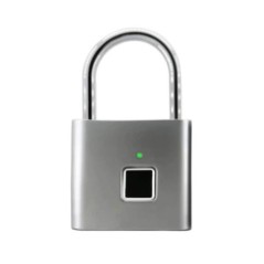 Lacăt inteligent cu amprentă digitală RAYKUBE P2 Lacăte biometrice din aliaj de zinc, rezistente la apă, cu baterie reîncărcabil