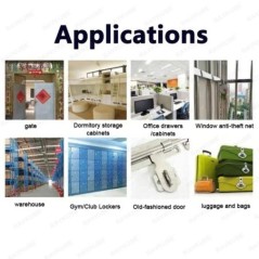 Lacăt inteligent cu amprentă digitală RAYKUBE P2 Lacăte biometrice din aliaj de zinc, rezistente la apă, cu baterie reîncărcabil