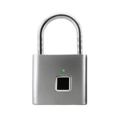 Lacăt inteligent cu amprentă digitală RAYKUBE P2 Lacăte biometrice din aliaj de zinc, rezistente la apă, cu baterie reîncărcabil