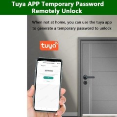 RAYKUBE M3 Tuya BLE Blocare inteligentă a ușii cu amprentă digitală Blocare cu parolă cu chei Smartlife/Tuya APP Deblocare pentr