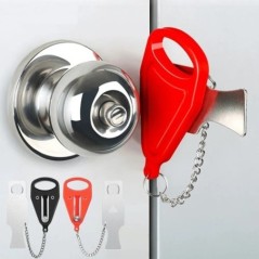 Încuietoare portabilă pentru ușă Încuietoare de siguranță Încuietoare metalică Acasă Cameră Hotel Încuietoare de securitate anti