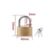 Lacăt din cupru Încuietori mici pentru dulap de bagaje Hardware pentru îmbunătățirea casei 20mm 25mm 30mm 40mm 50mm Include 3 ch