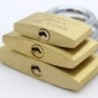 Lacăt din cupru Încuietori mici pentru dulap de bagaje Hardware pentru îmbunătățirea casei 20mm 25mm 30mm 40mm 50mm Include 3 ch
