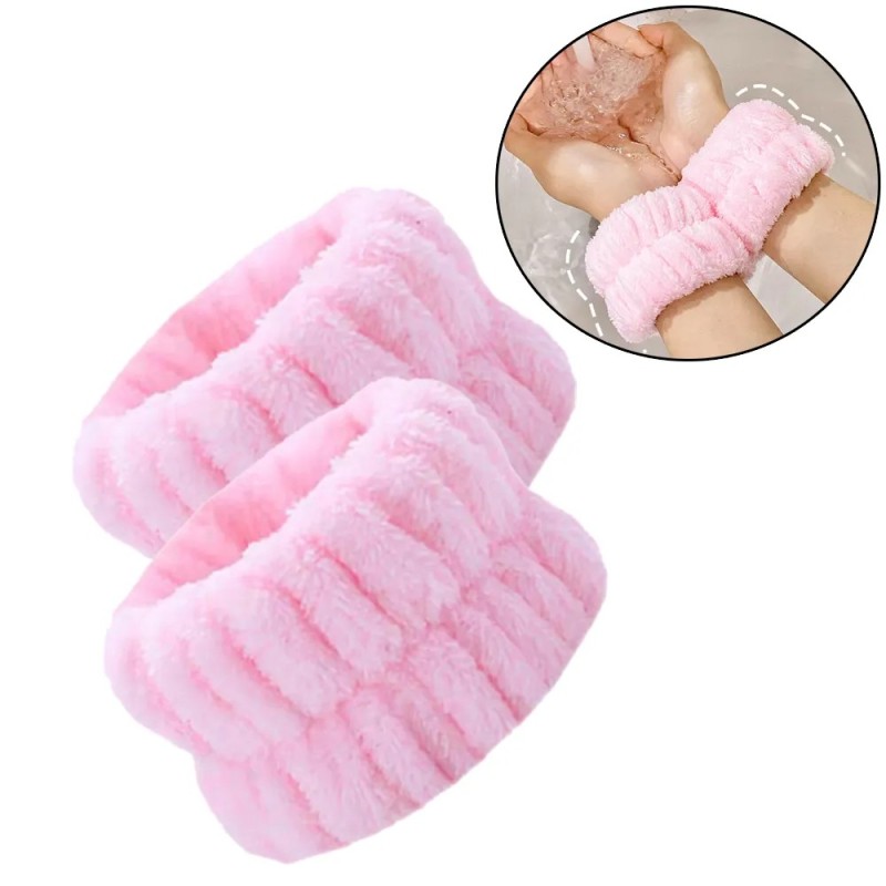 Femei ajustabil SPA Facial Bandă Machiaj de baie Bandă de păr Bentite pentru spălarea feței Prosoape moale Accesorii de machiaj 