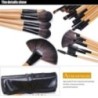 Pungă cadou de 24 buc Seturi de pensule de machiaj Perii cosmetice profesionale Pudră pentru sprâncene Fond de ten Umbre Pinceau