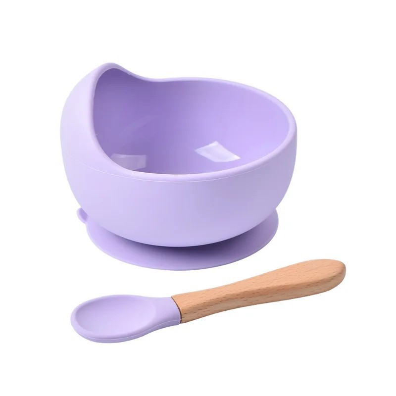 Set bol pentru hrănire pentru bebeluși din silicon de calitate alimentară, bol pentru hrănire pentru copii, rezistent la apă, cu Set bol pentru hrănire pentru bebeluși din silicon de calitate alimentară, bol pentru hrănire pentru copii, rezistent la apă, cu