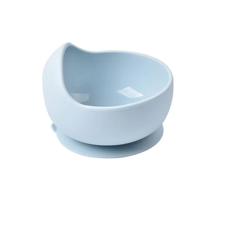 Set bol pentru hrănire pentru bebeluși din silicon de calitate alimentară, bol pentru hrănire pentru copii, rezistent la apă, cu
