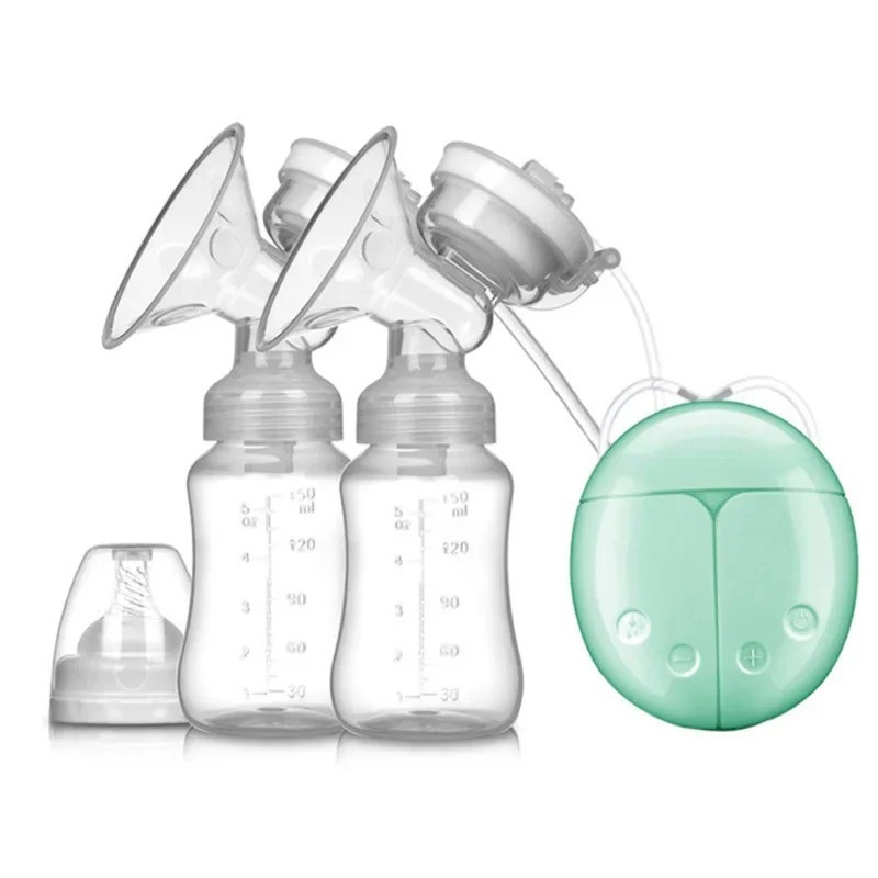 Pompe de sân electrice duble ZIMEITU Pompă de sân electrică USB cu aspirare puternică a mamelonului cu biberon de lapte pentru b Pompe de sân electrice duble ZIMEITU Pompă de sân electrică USB cu aspirare puternică a mamelonului cu biberon de lapte pentru b