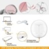 Pompe de sân electrice duble ZIMEITU Pompă de sân electrică USB cu aspirare puternică a mamelonului cu biberon de lapte pentru b