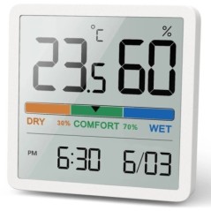 NOKLEAD New Digital Home Interioare Temperatură Umiditate Contor LCD Termometru digital Higrometru Senzor Indicator Stație meteo