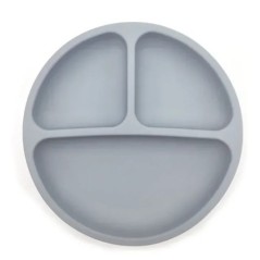 Farfurie de sufragerie din silicon pentru bebeluși Farfurie de hrănire pentru copii Bol cu ventuză Față cu zâmbet solid Vase pen