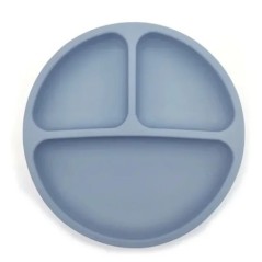 Farfurie de sufragerie din silicon pentru bebeluși Farfurie de hrănire pentru copii Bol cu ventuză Față cu zâmbet solid Vase pen