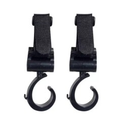 2 buc cârlig pentru cărucior pentru copii Accesorii pentru cărucior pentru cumpărături Cârlig multifuncțional pentru cărucior pe