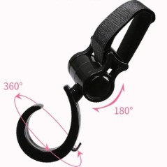 2 buc cârlig pentru cărucior pentru copii Accesorii pentru cărucior pentru cumpărături Cârlig multifuncțional pentru cărucior pe